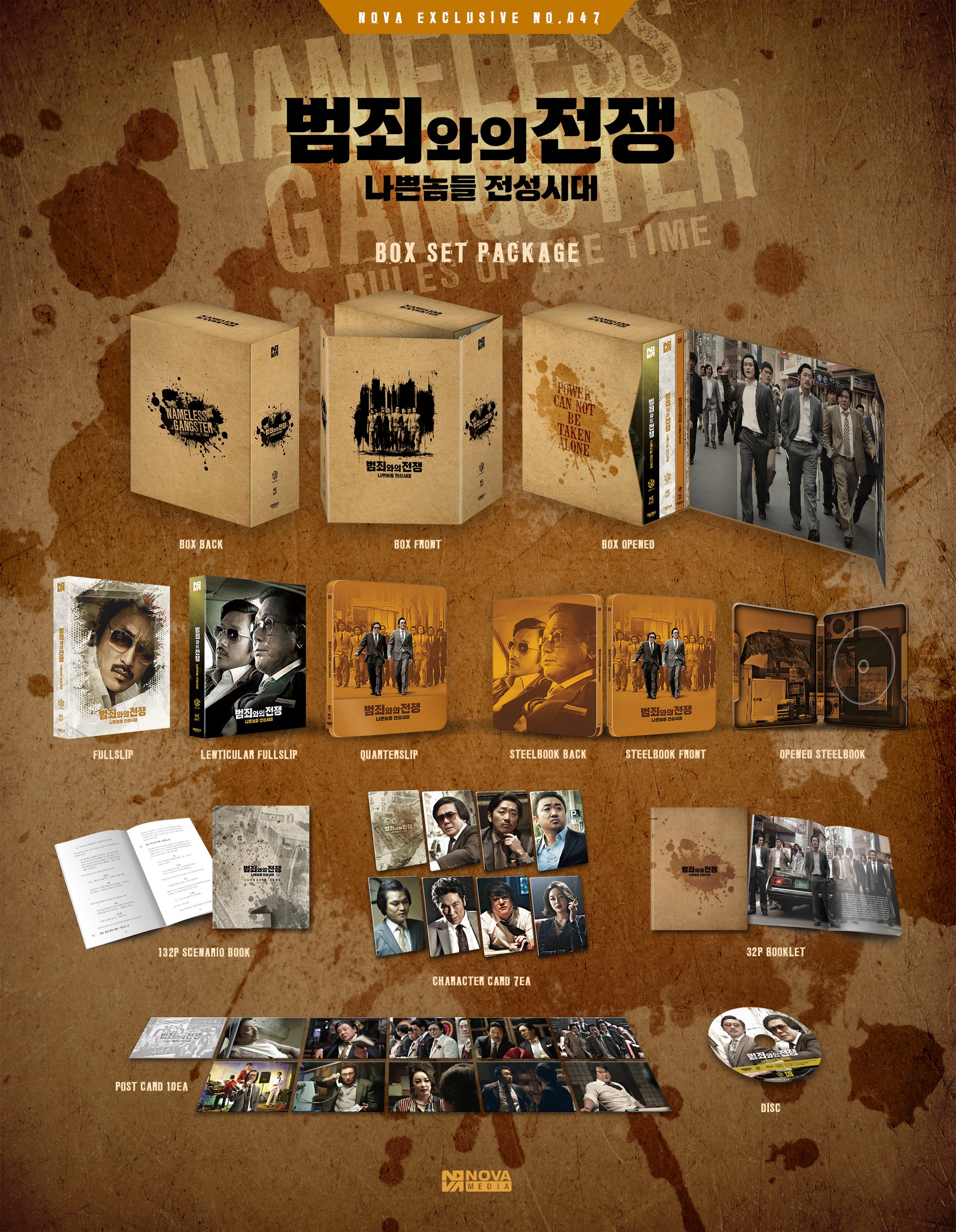 Nameless Gangster Blu-ray Steelbook Novamedia Exclusive #47 One Click Box