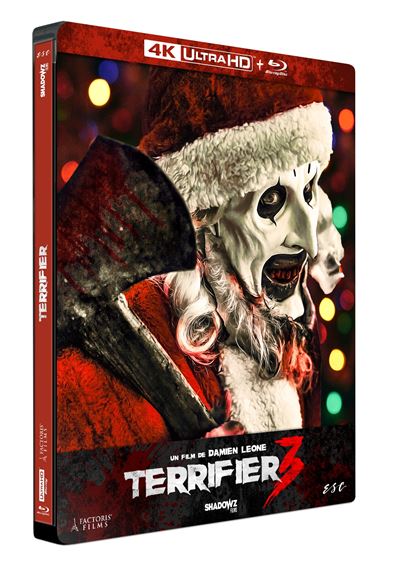 Trilogie Terrifier (4K UHD + Blu-ray 2D) Édition Collector Steelbook
