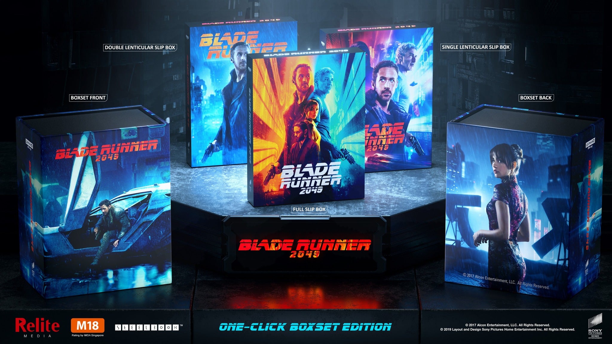 Blade Runner 2049 4K Blu-ray Steelbook Relite Media Exclusive #001 Coffret One Click