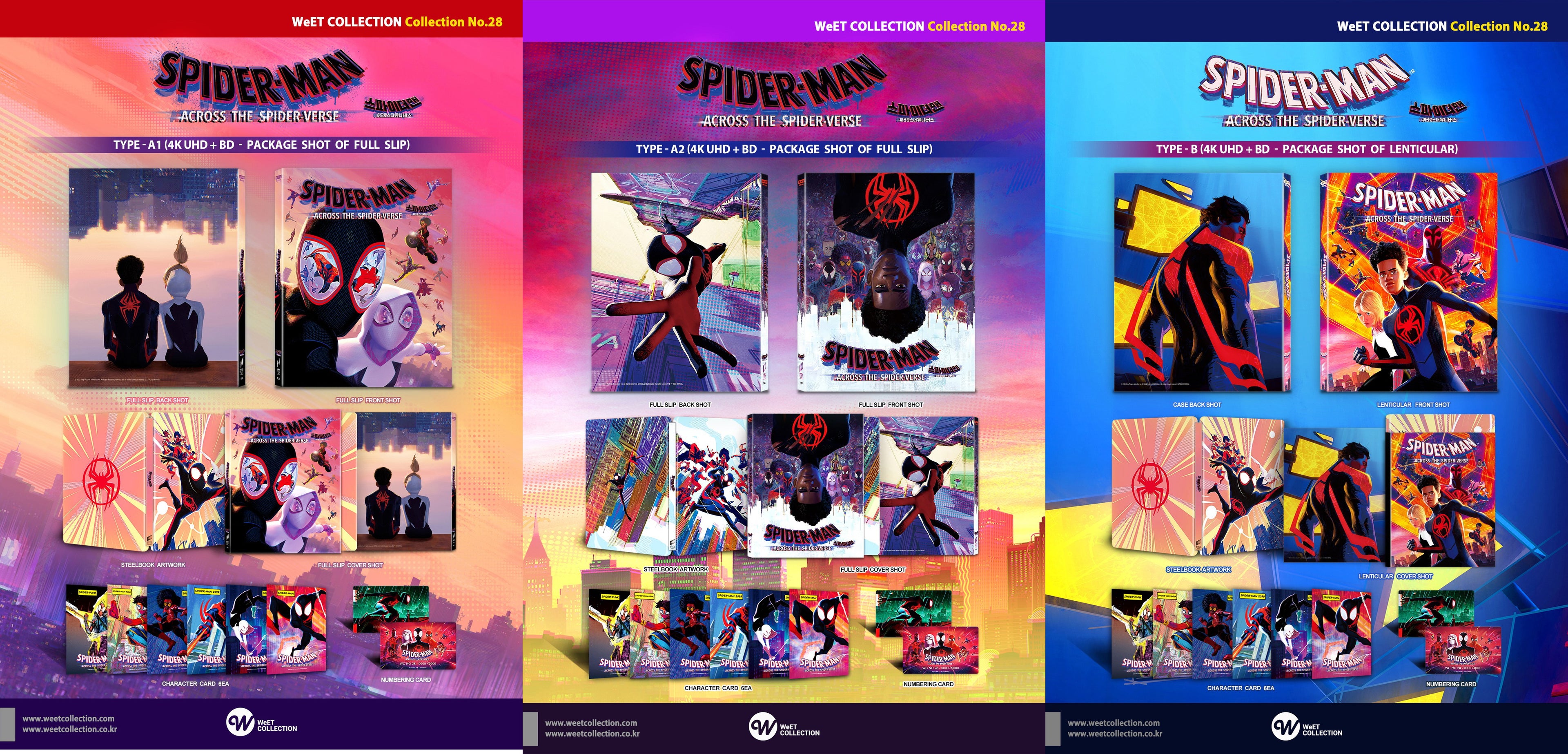 Spider-Man: Across the Spider-Verse 4K Blu-ray Steelbook Collection WeET n° 28 HDN GB Précommande Coffret One Click