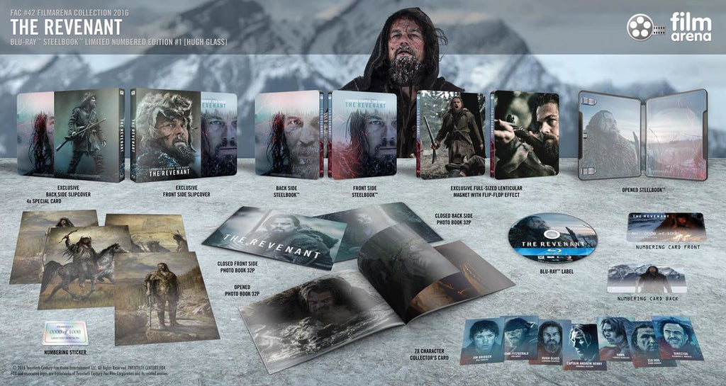 The Revenant Blu-ray Steelbook Filmarena Collection #42 Full Slip E1