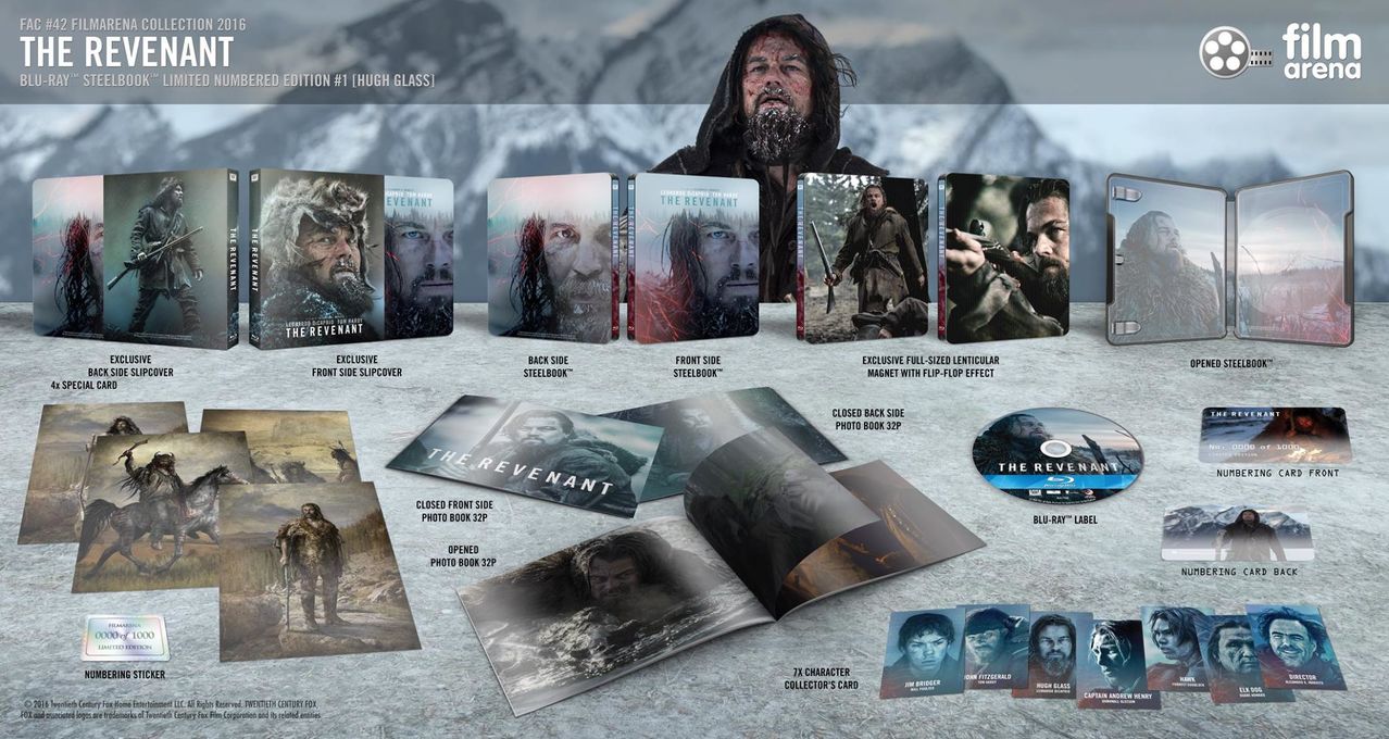 The Revenant Blu-ray Steelbook Filmarena Collection #42 Full Slip E1