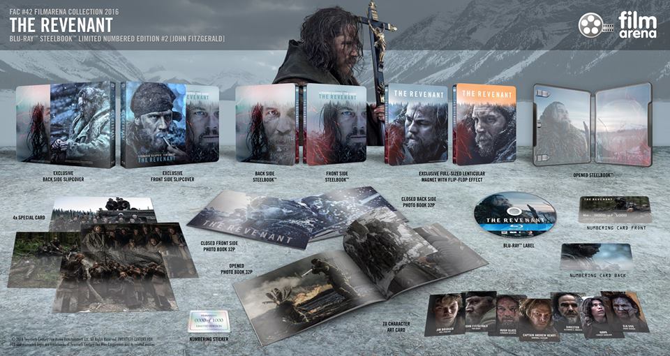 The Revenant Blu-ray Steelbook Filmarena Collection #42 Full Slip E2