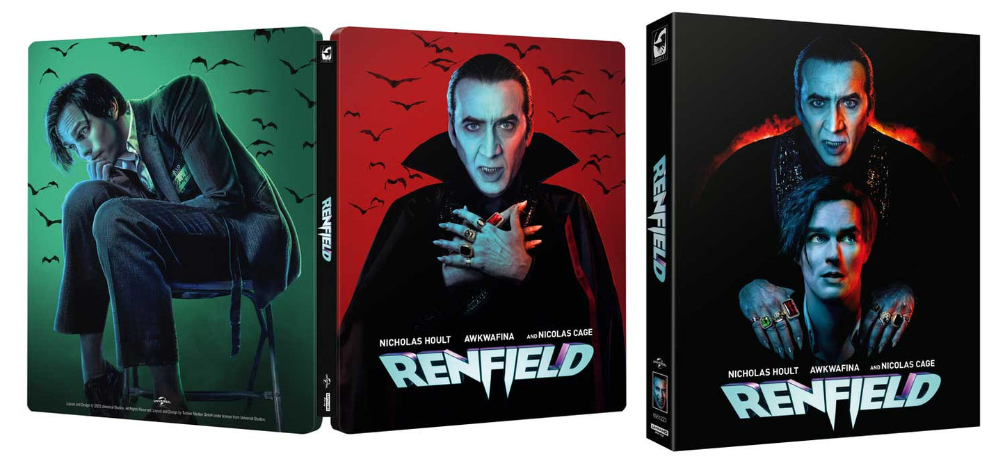 Renfield 4K UHD Blu-Ray Steelbook Limited Edition Full Slip