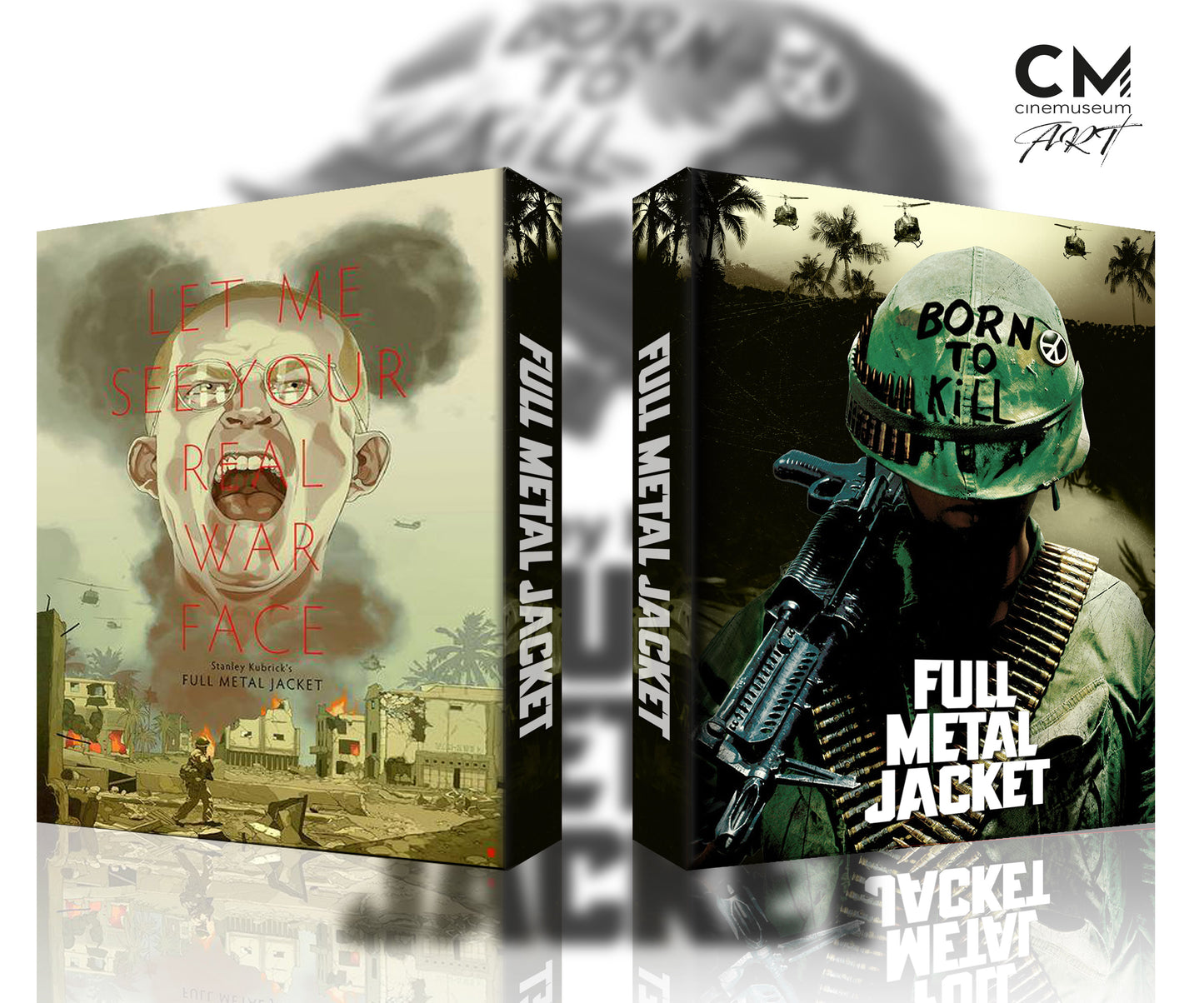 Full Metal Jacket Cinemusem CMA#06  Blu-ray Steelbook Lenticular Full Slip
