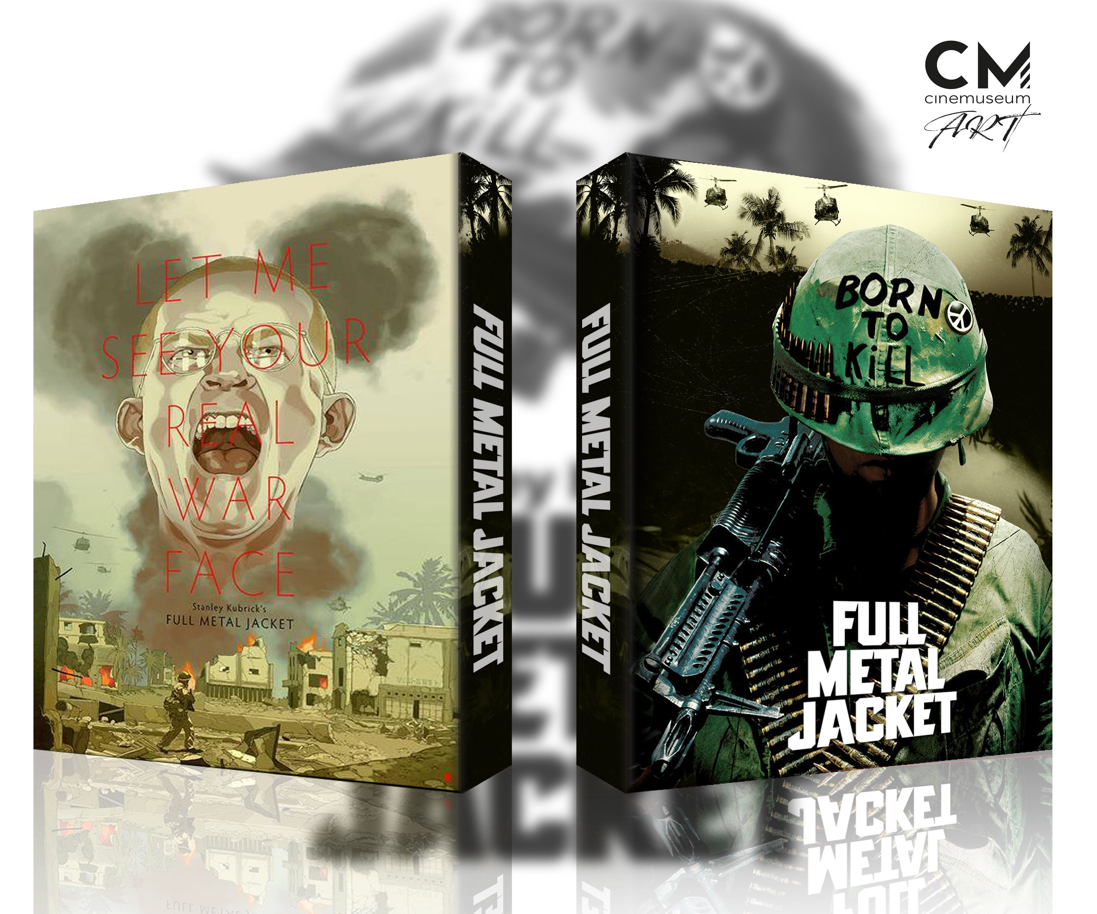Full Metal Jacket Cinemusem CMA#06 Blu-ray Steelbook Lenticulaire Full Slip
