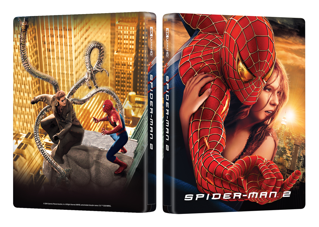 Spider Mand Lab Spider-Man 2 4K Blu-ray Steelbook Manta Lab Exclusive ME#98 One Click ...