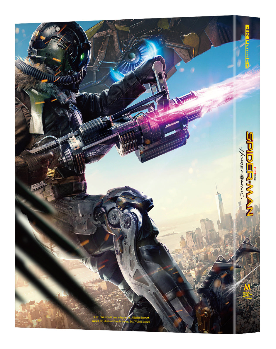 Spider-Man: Homecoming 4K Blu-ray Steelbook Manta Lab Exclusive ME#64 Double Lenticulaire Full Slip A