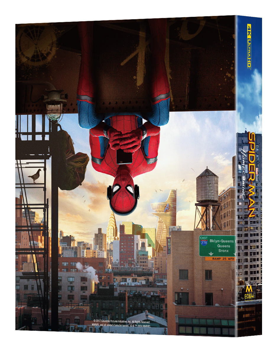 Spider-Man: Homecoming 4K Blu-ray Steelbook Manta Lab Exclusive ME#64 Double Lenticular Full Slip B - PREORDER