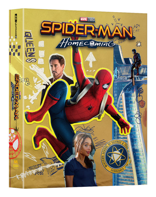 Spider-Man: Homecoming 4K Blu-ray Steelbook Manta Lab Exclusive ME#64 Full Slip - PREORDER