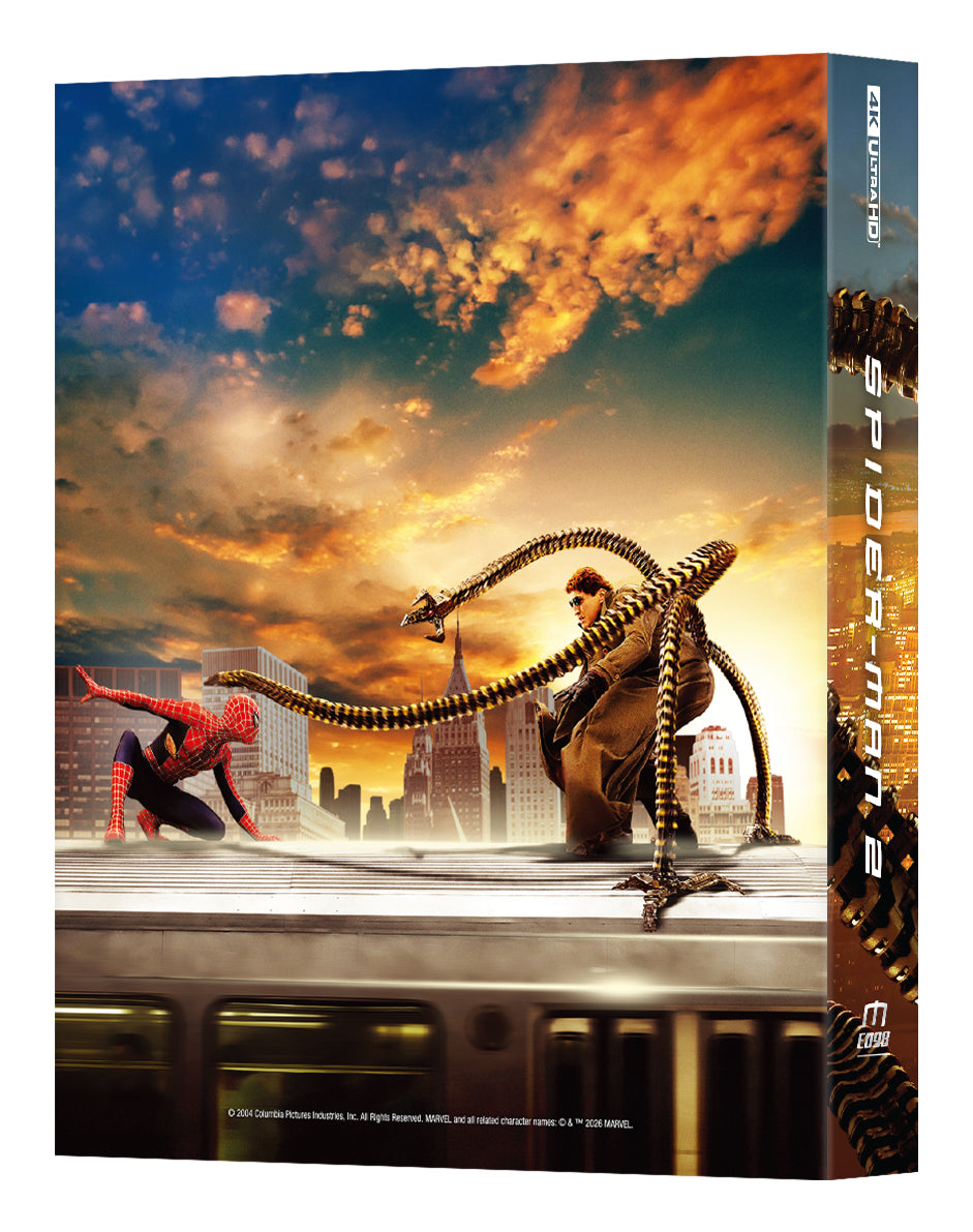 Spider-Man 2 4K Blu-ray Steelbook Manta Lab Exclusive ME#98 Double Lenticular Full Slip B - PREORDER