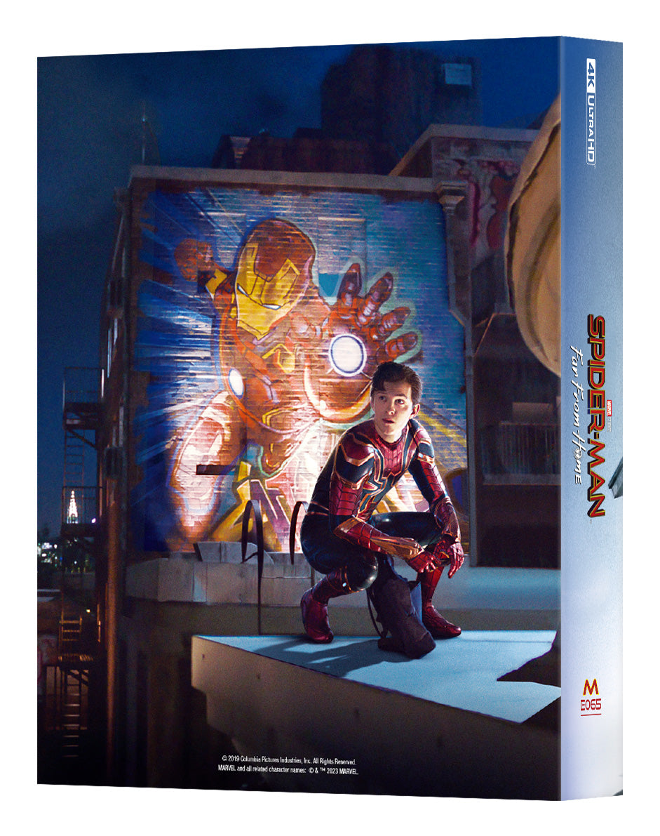 Spider-Man: Far From Home 4K Blu-ray Steelbook Manta Lab Exclusive ME#65 HDN GB Précommande Double Pochette Lenticulaire A