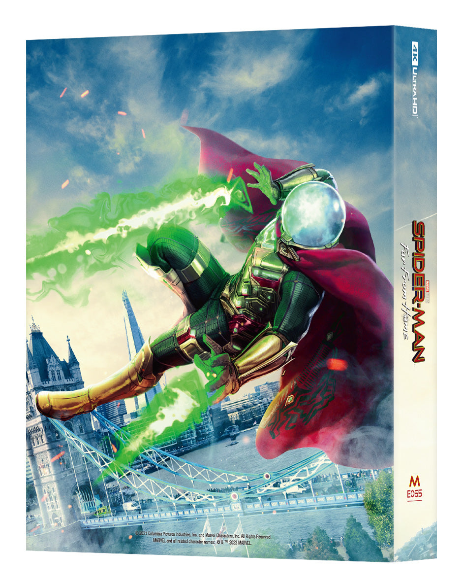 Spider-Man: Far From Home 4K Blu-ray Steelbook Manta Lab Exclusive ME#65 HDN GB Précommande Double Slip Lenticulaire B