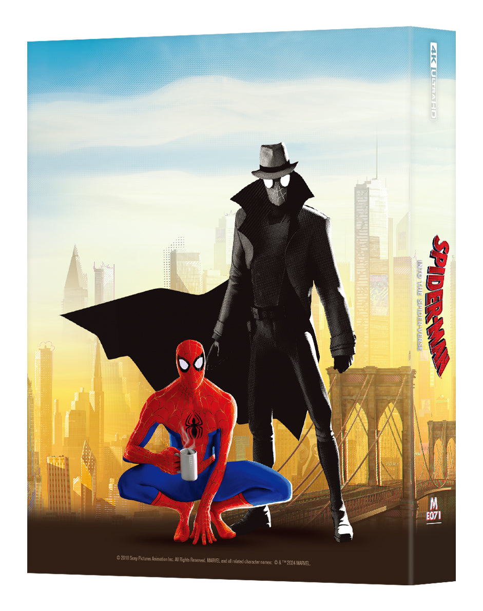 Spider-man: Into the Spider-Verse 4K Blu-ray Steelbook Manta Lab Exclusive ME#71 Double Lenticular Full Slip B - PREORDER
