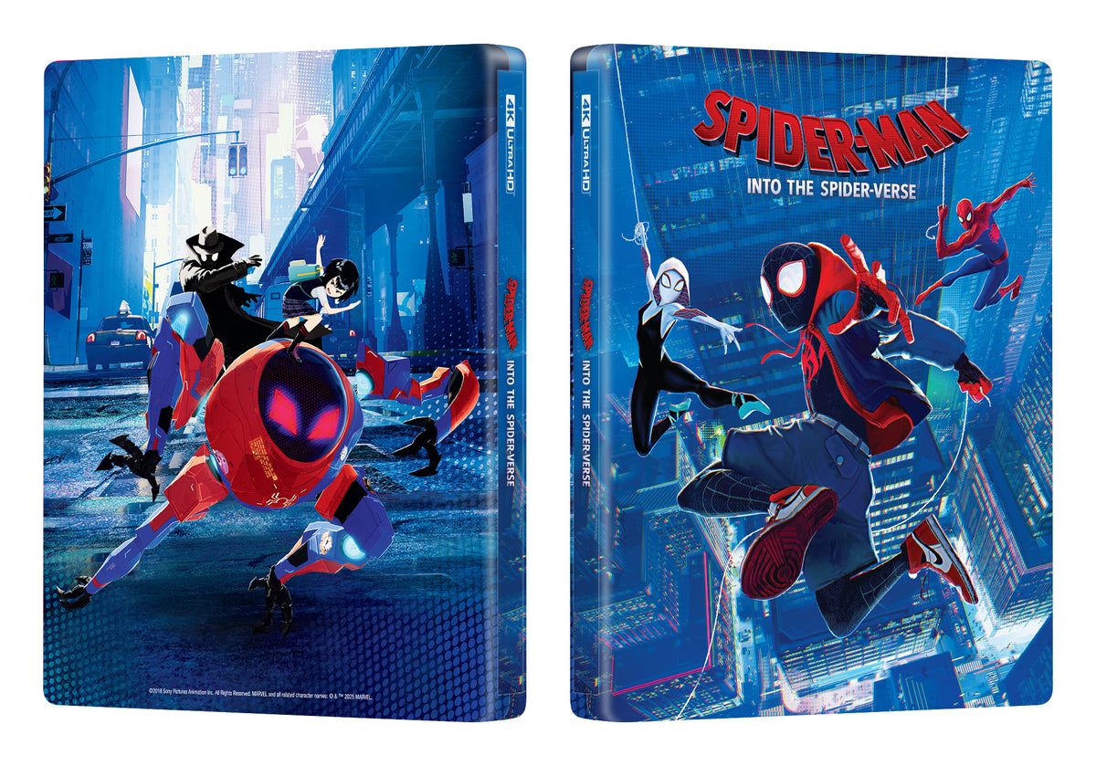 Spider Mand Lab Spider-man: Into the Spider-Verse 4K Blu-ray Steelbook Manta Lab Exclu ...