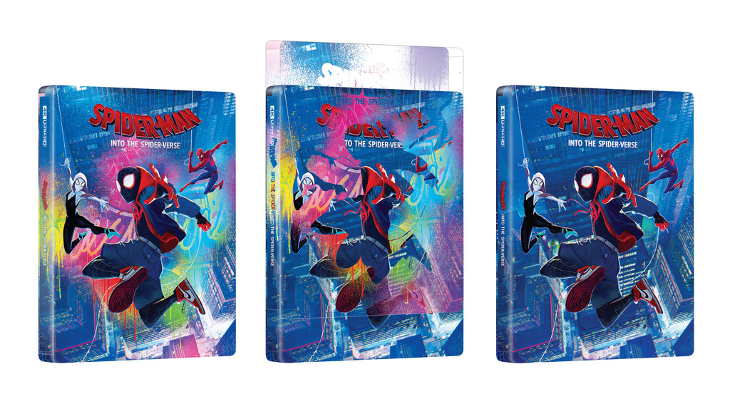Spider Mand Lab Spider-man: Into the Spider-Verse 4K Blu-ray Steelbook Manta Lab Exclu ...