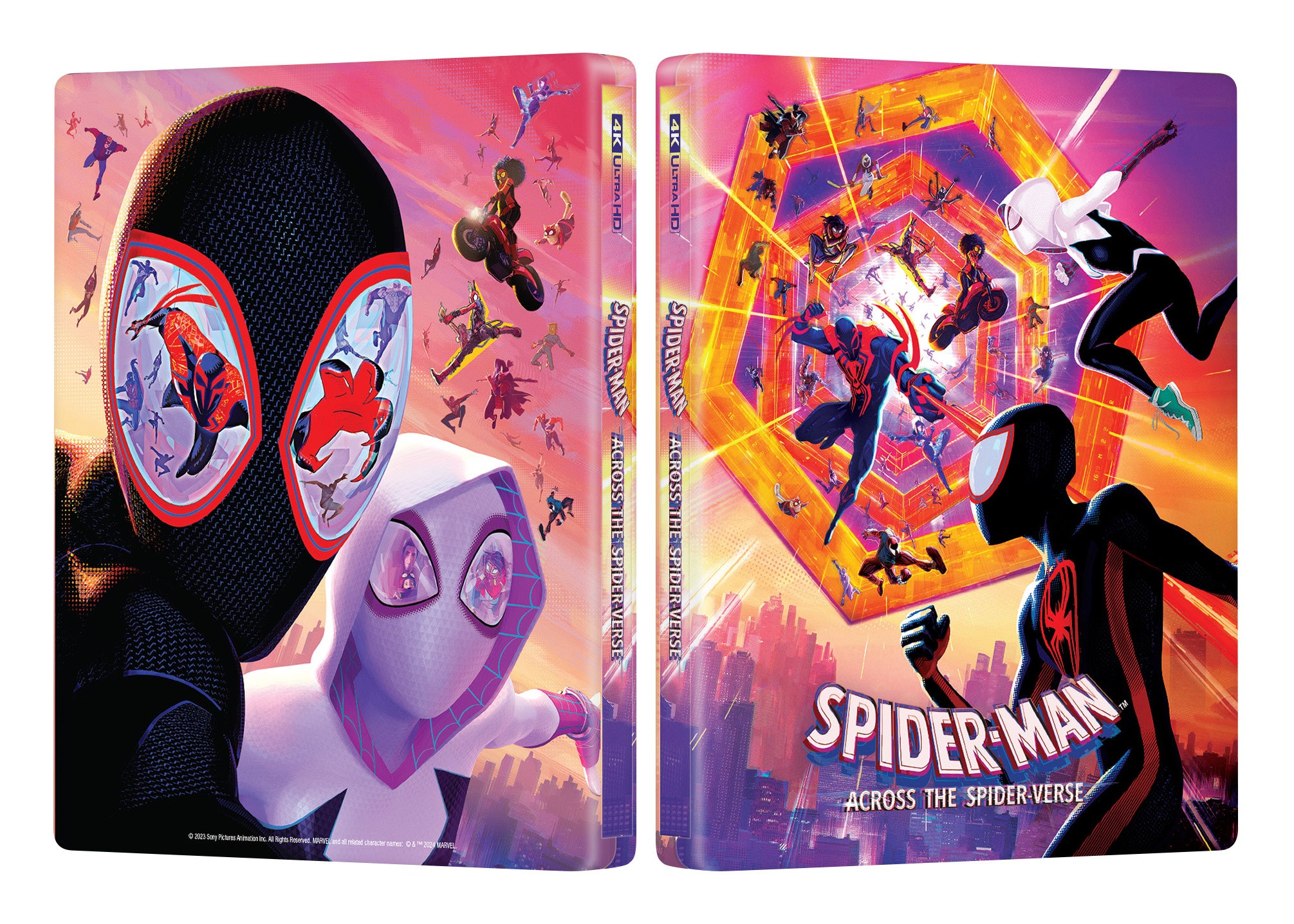 Spider-Man : Across the Spider-Verse 4K Blu-ray Steelbook Manta Lab Exclusive ME#72 Double Lenticulaire Full Slip A