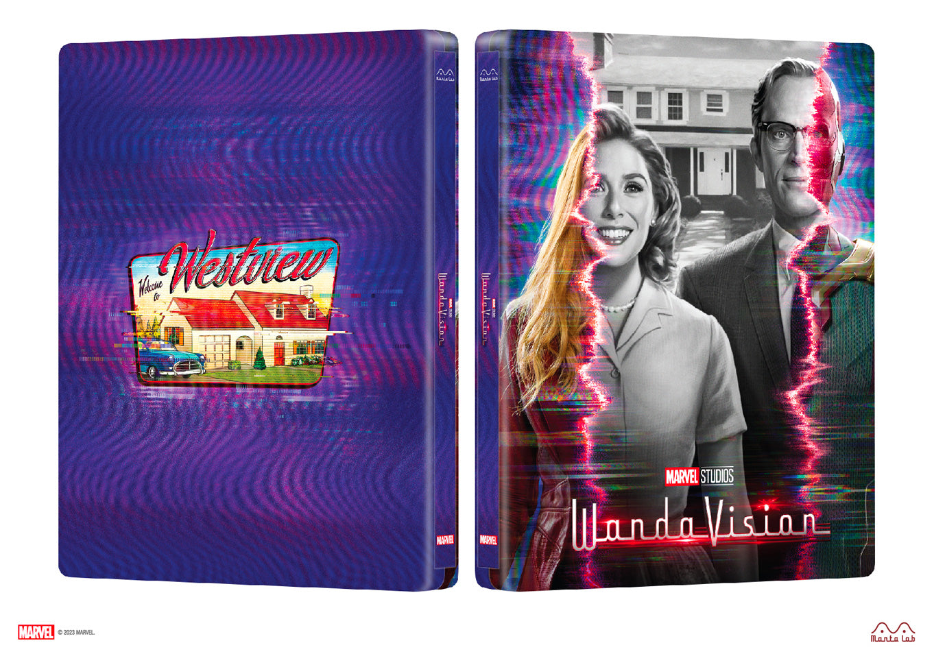 Coffret Steelbook WandaVision Manta Lab MCP#004 avec fourreau complet (sans disque)