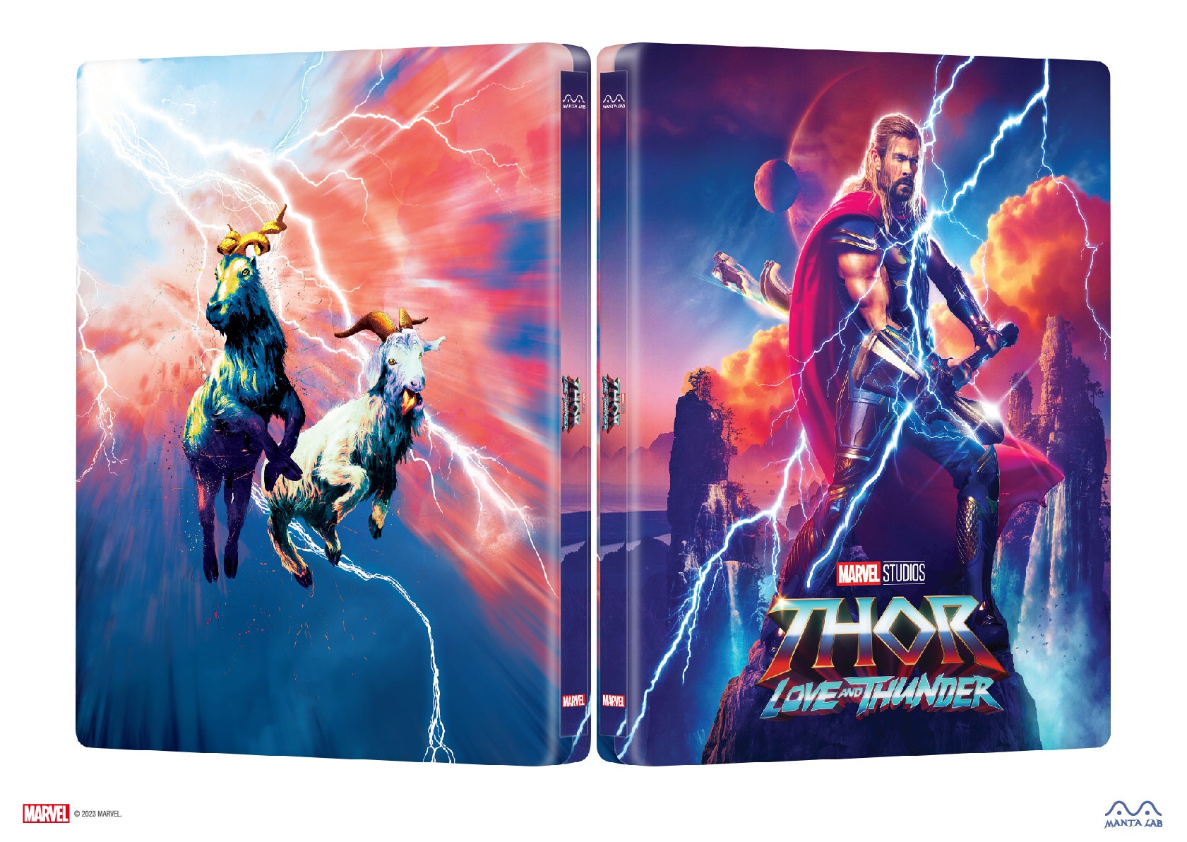 Thor : Love and Thunder Steelbook (sans disque) Steelbook Manta Lab Exclusive MCP#005 HDN GB Précommande One Click