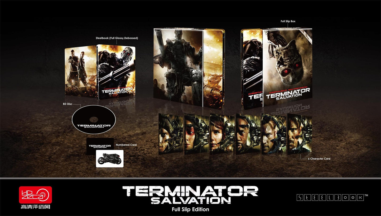 Terminator Salvation Blu-ray Steelbook HDZeta Exclusive One Click Box Set