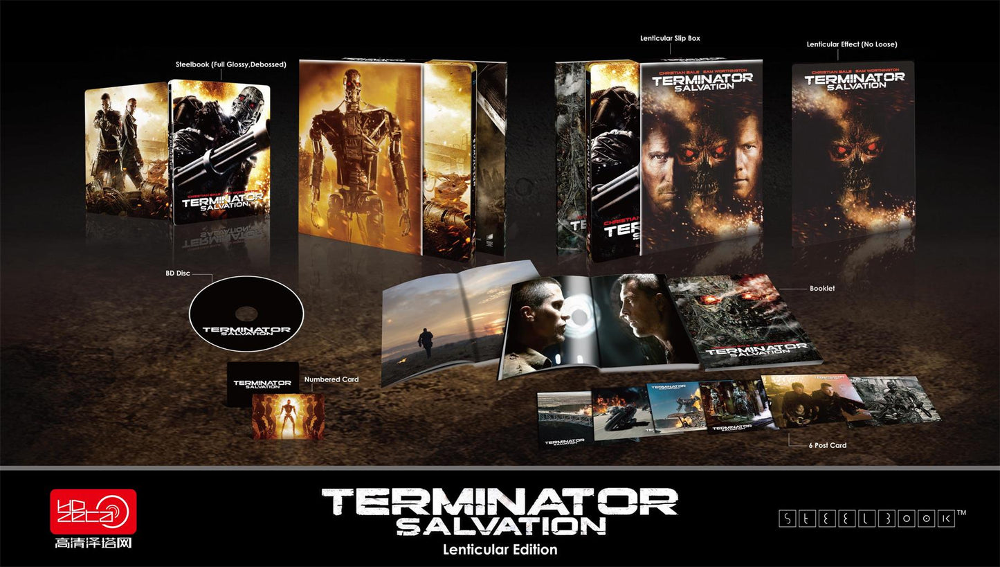 Terminator Salvation Blu-ray Steelbook HDZeta Exclusive One Click Box Set