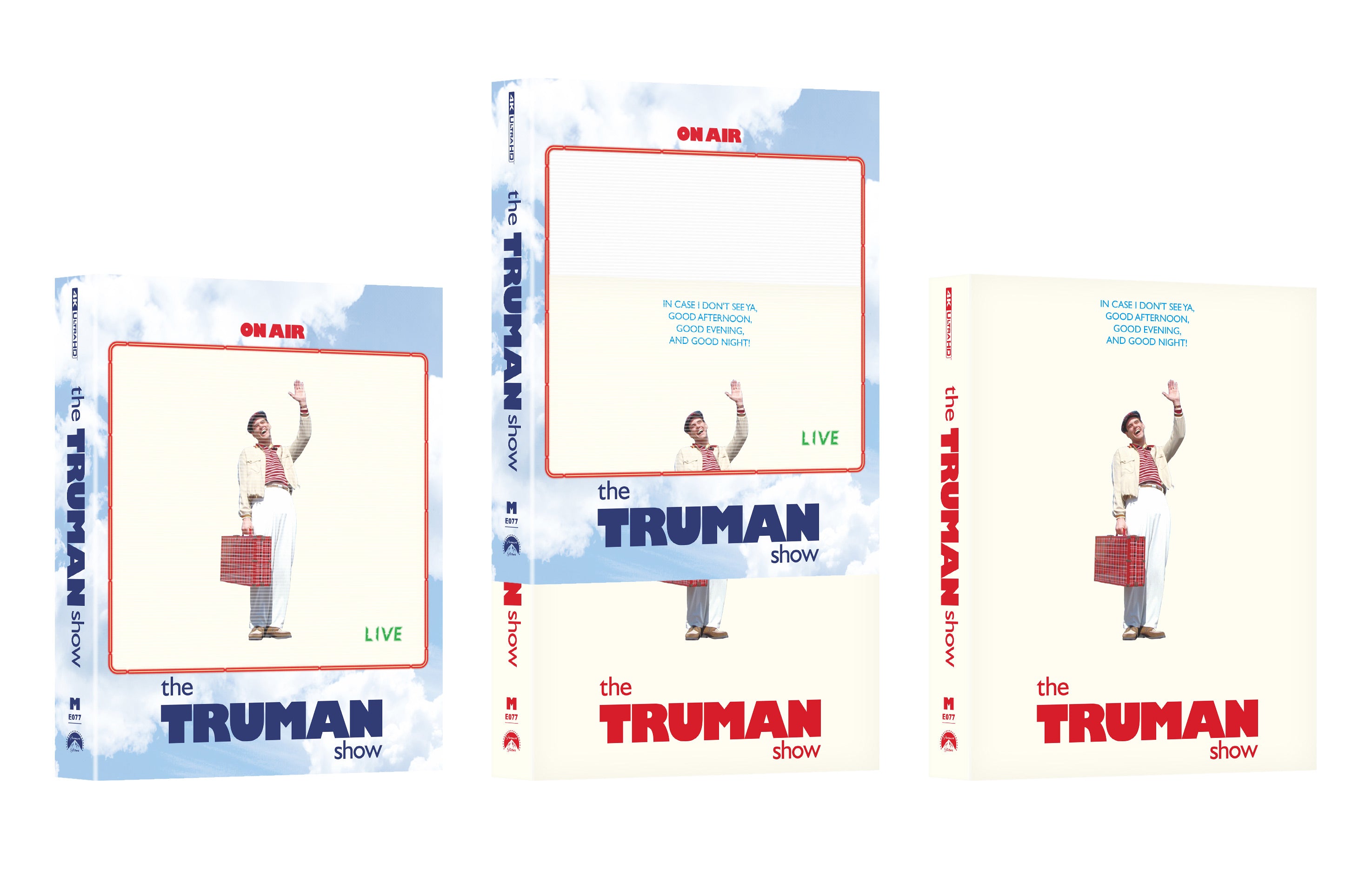 The Truman Show 4K Blu-ray Steelbook Manta Lab Exclusive ME#77 Full Slip (PET)