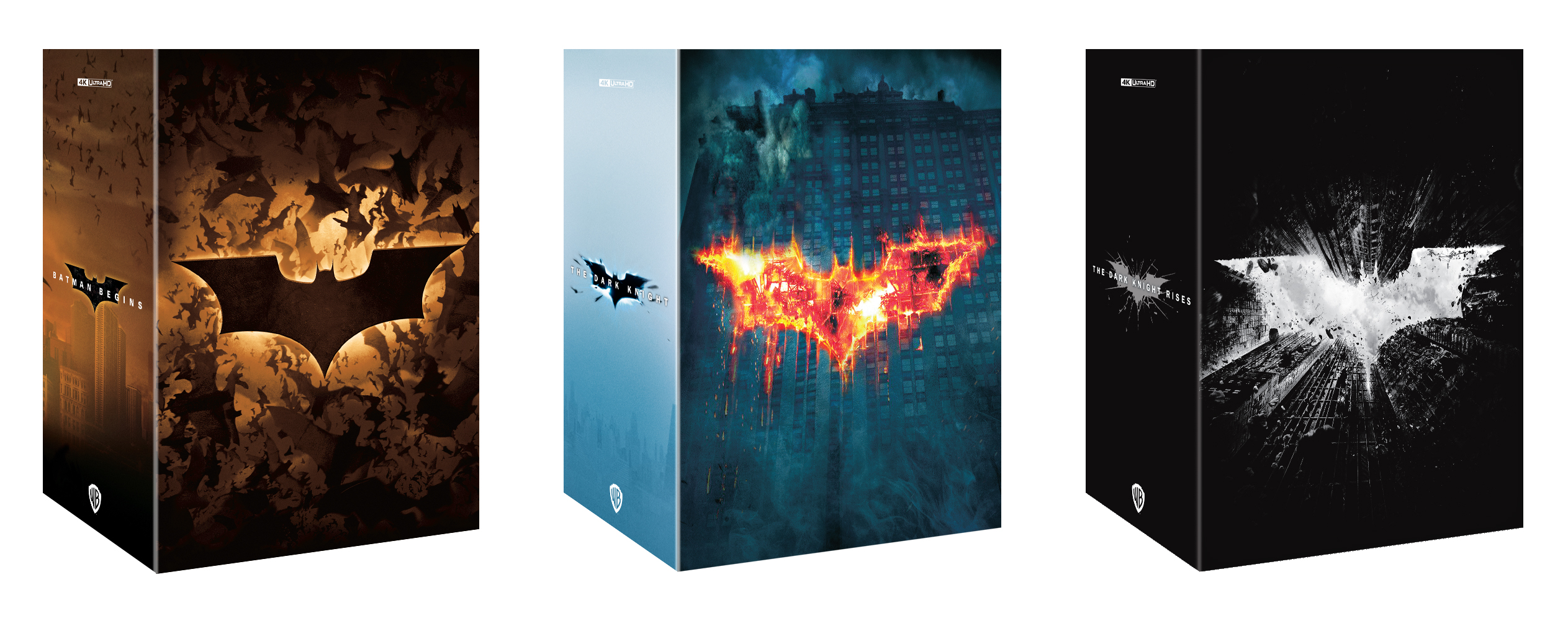 The Dark Knight Trilogy 4K Blu-ray Steelbook Manta Lab Exclusive ME#53,54,55 One Click Box Set *LOW NUMBER #007*