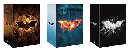 The Dark Knight Trilogy 4K Blu-ray Steelbook Manta Lab Exclusive ME#53,54,55 One Click Box Set *LOW NUMBER #007*