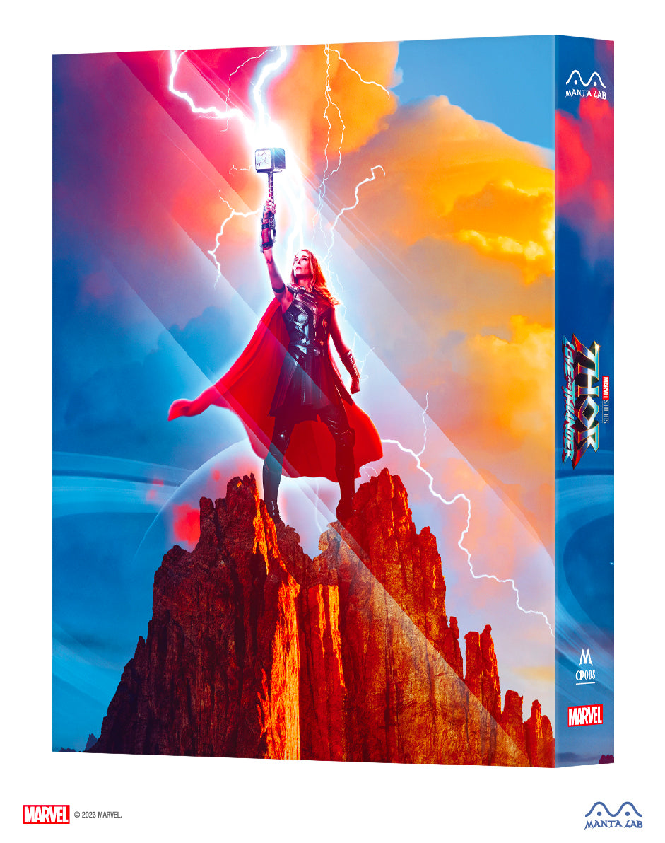 Thor : Love and Thunder Steelbook (sans disque) Steelbook Manta Lab Exclusive MCP#005 HDN GB Précommande Double Lenticular Slip