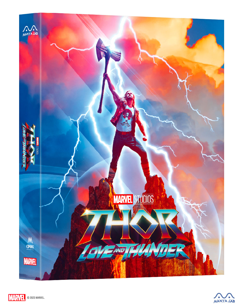Thor : Love and Thunder Steelbook (sans disque) Steelbook Manta Lab Exclusive MCP#005 HDN GB Précommande Double Lenticular Slip