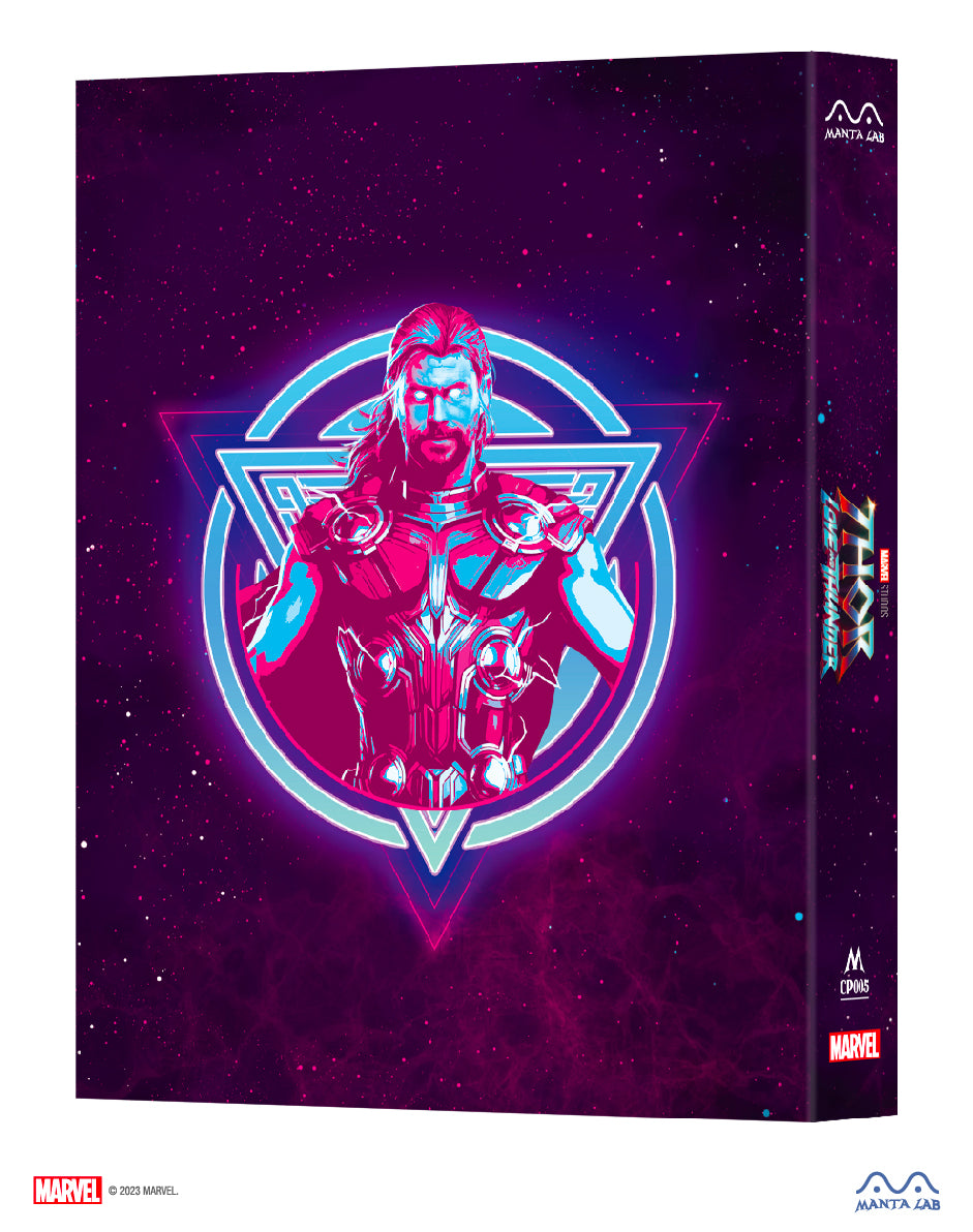 Thor : Love and Thunder Steelbook (sans disque) Steelbook Manta Lab Exclusive MCP#005 HDN GB Précommande Pochette lenticulaire