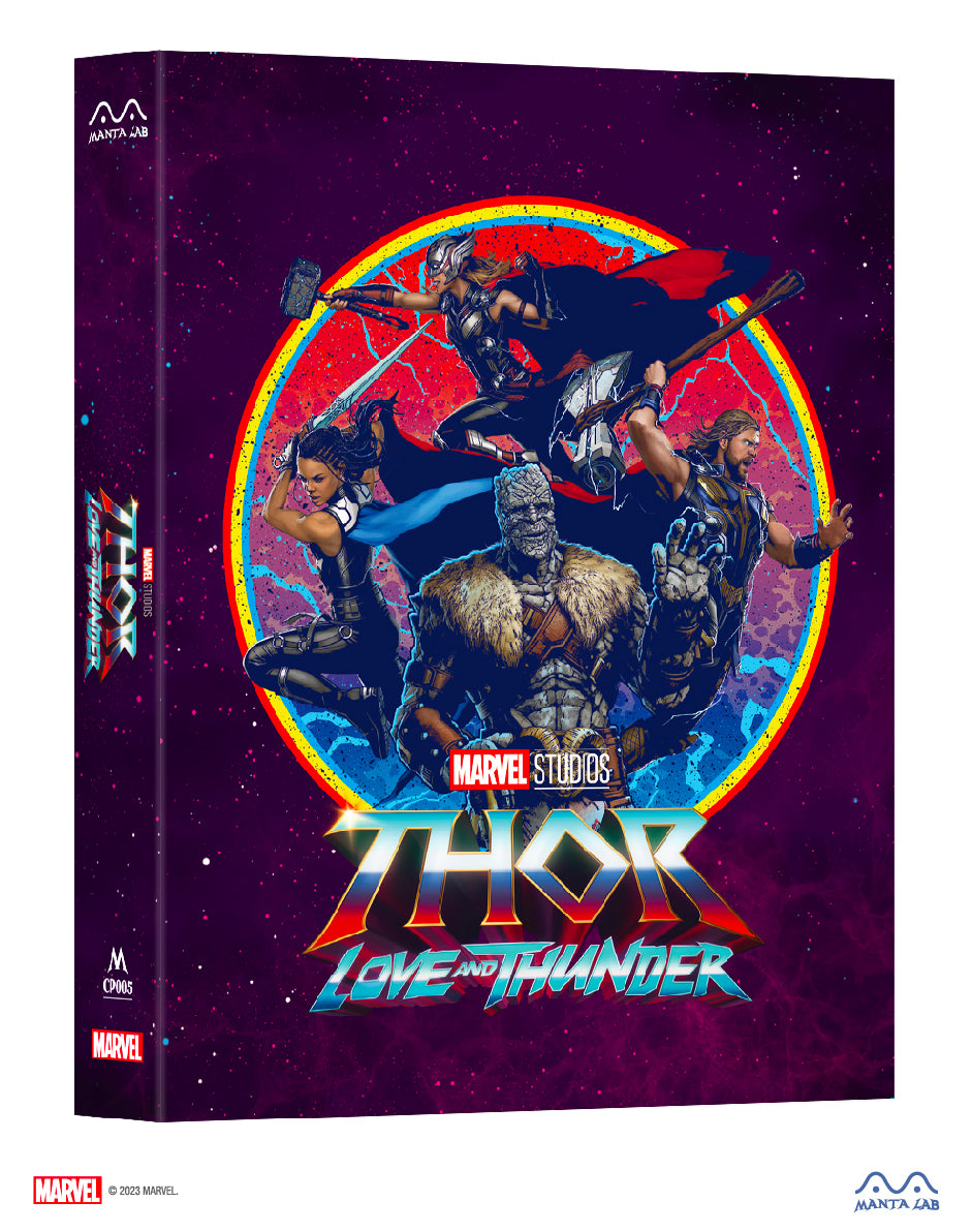 Thor : Love and Thunder Steelbook (sans disque) Steelbook Manta Lab Exclusive MCP#005 HDN GB Précommande Pochette lenticulaire