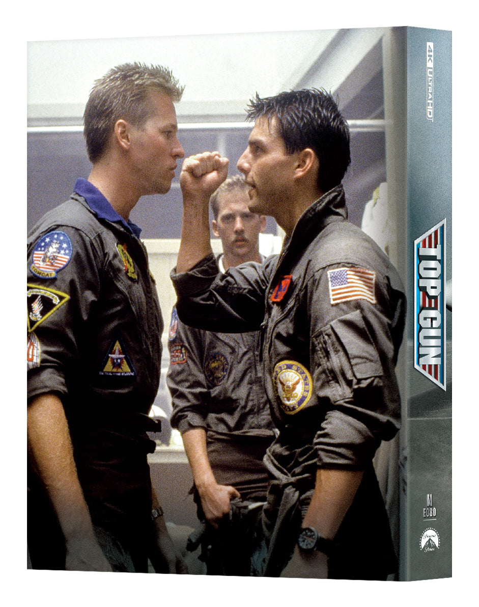 Coffret Steelbook Blu-ray 4K Top Gun, édition exclusive Manta Lab ME#80, double lenticulaire, fourreau complet A