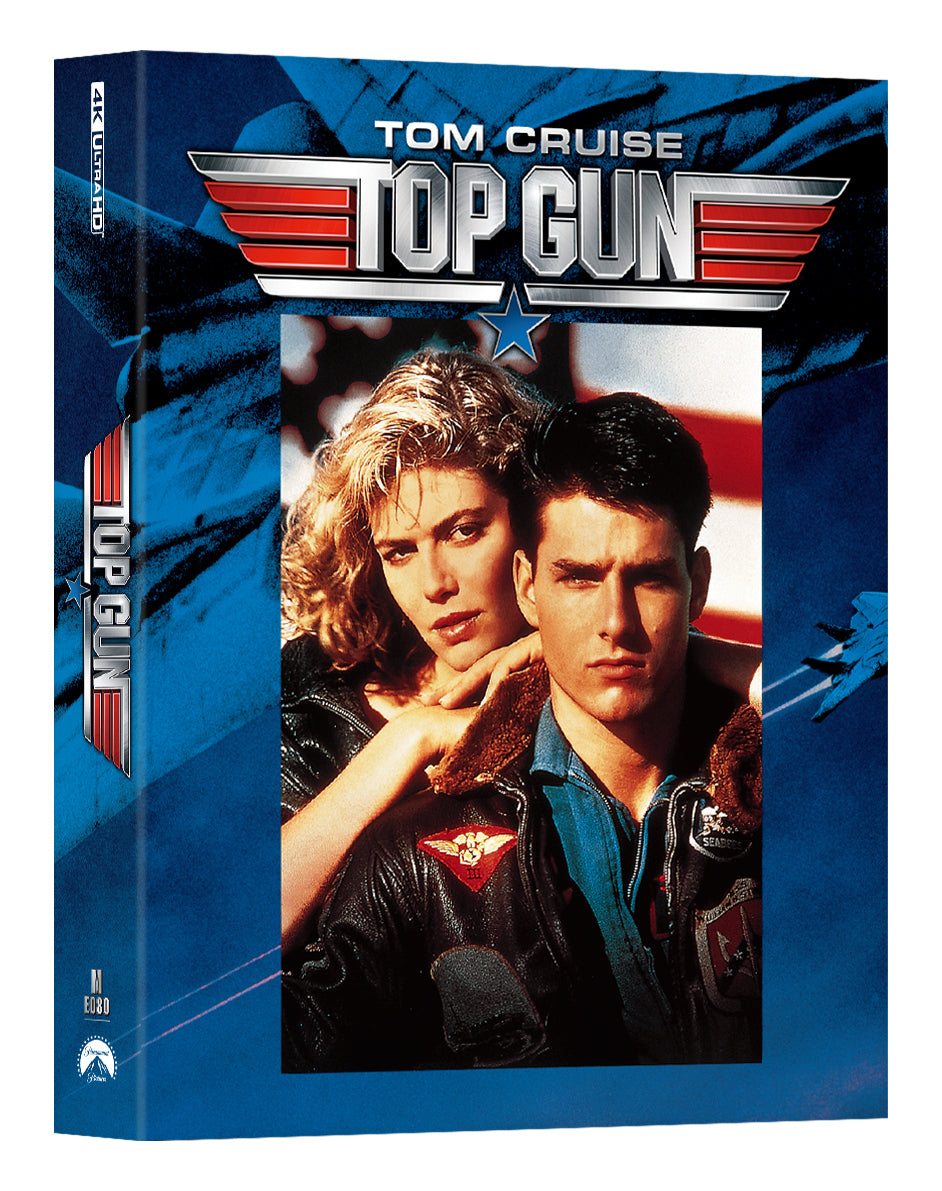 Coffret Steelbook Blu-ray 4K Top Gun, édition exclusive Manta Lab, ME#80, avec fourreau.