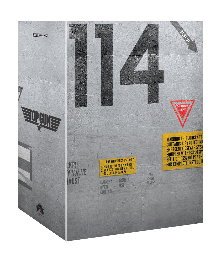 Coffret Steelbook 4K Blu-ray Top Gun Manta Lab Exclusive ME#80 - *NUMÉRO BAS #007*