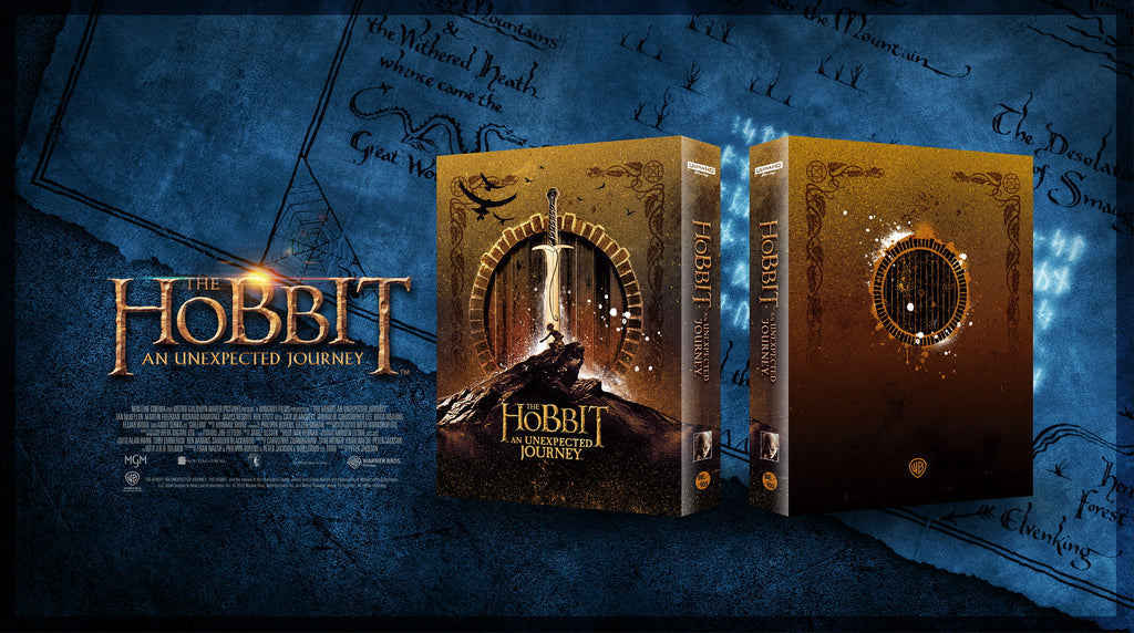 The Hobbit Trilogy 4K Blu-ray Steelbook Blufans Exclusive #103 #104 #105 Triple Box Set