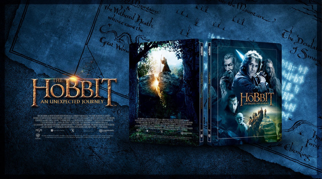 The Hobbit Trilogy 4K Blu-ray Steelbook Blufans Exclusive #103 #104 #105 Triple Box Set