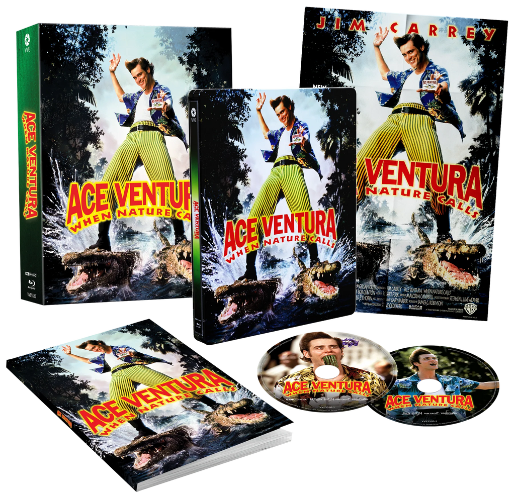 Ace Ventura: When Nature Calls (1995) 4K UHD Blu-ray Steelbook Limited Edition  Lenticular Hardcase
