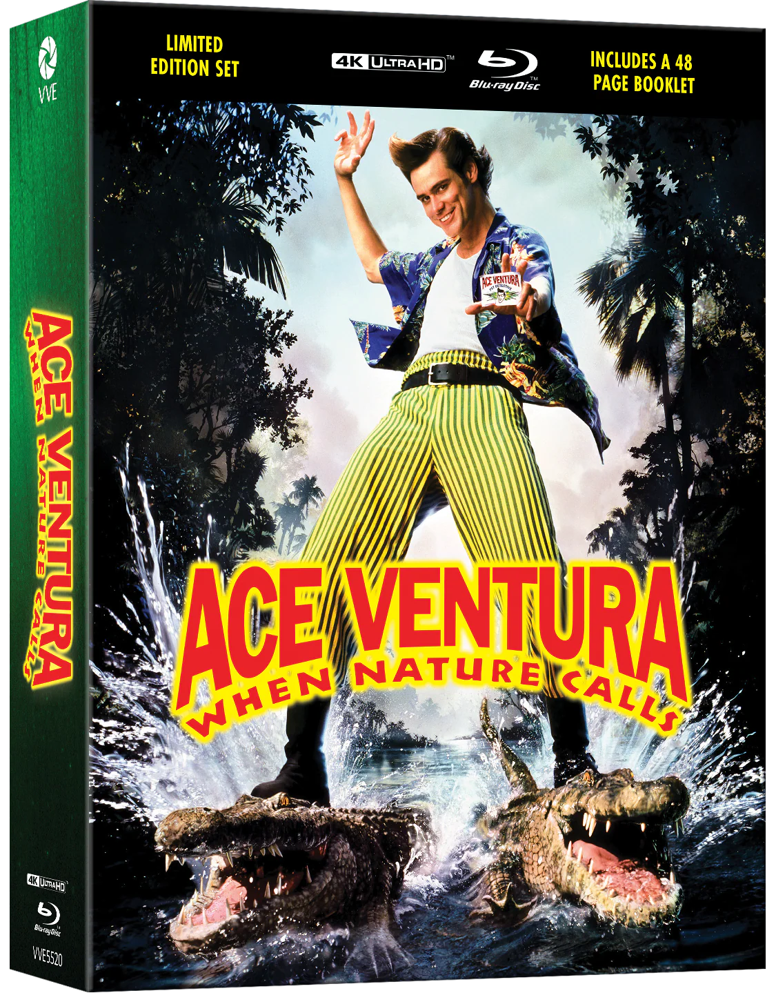 Ace Ventura: When Nature Calls (1995) 4K UHD Blu-ray Steelbook Limited Edition  Lenticular Hardcase