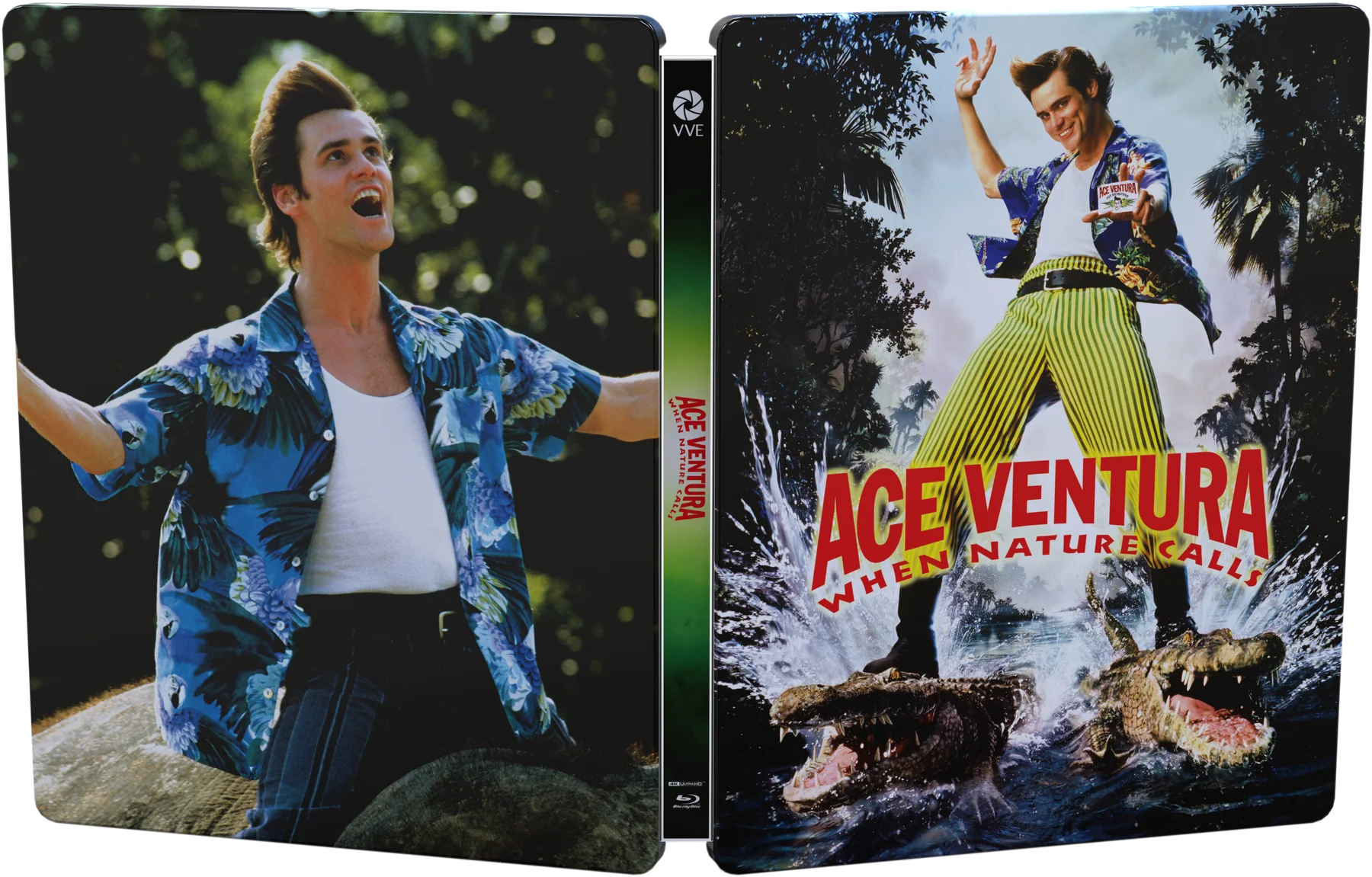 Ace Ventura: When Nature Calls (1995) 4K UHD Blu-ray Steelbook Limited Edition  Lenticular Hardcase