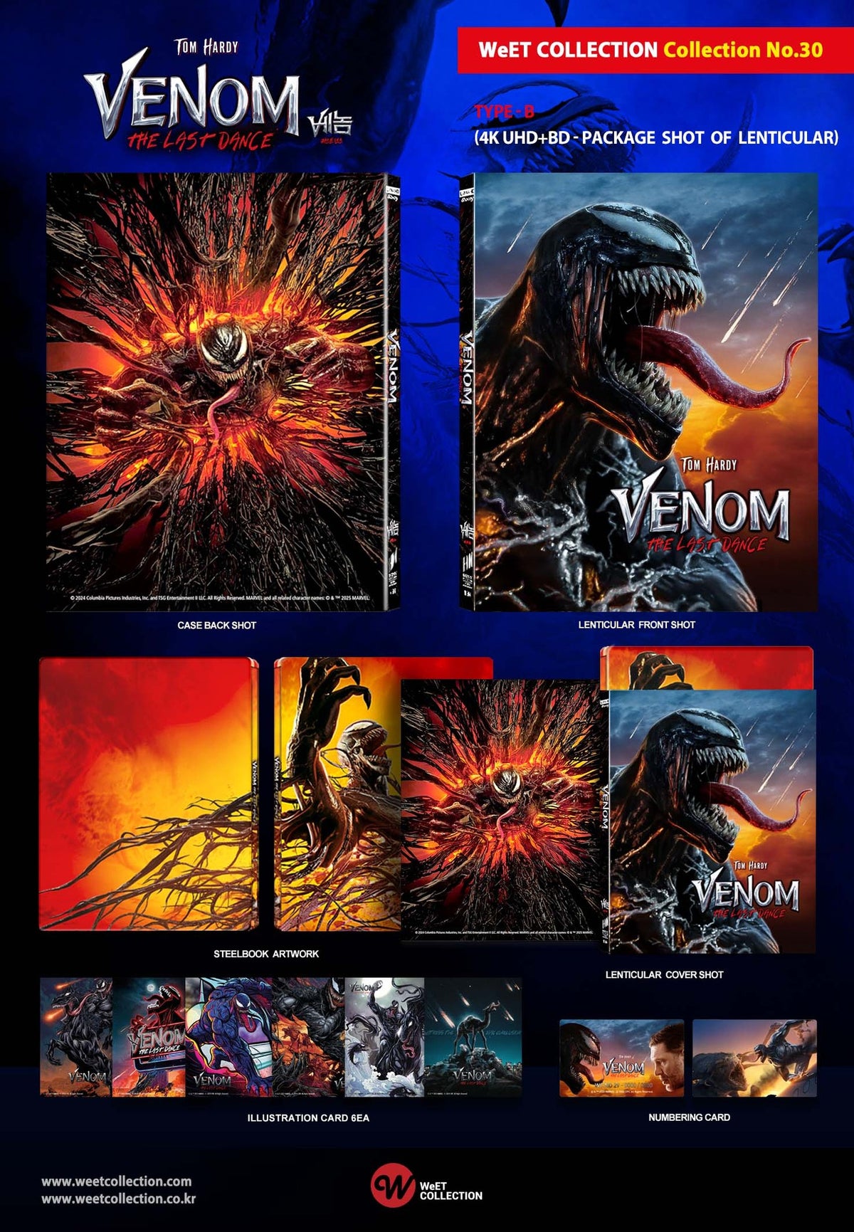 Venom: The Last Dance 4K+2D Blu-ray Steelbook WeET Collection Collecti ...