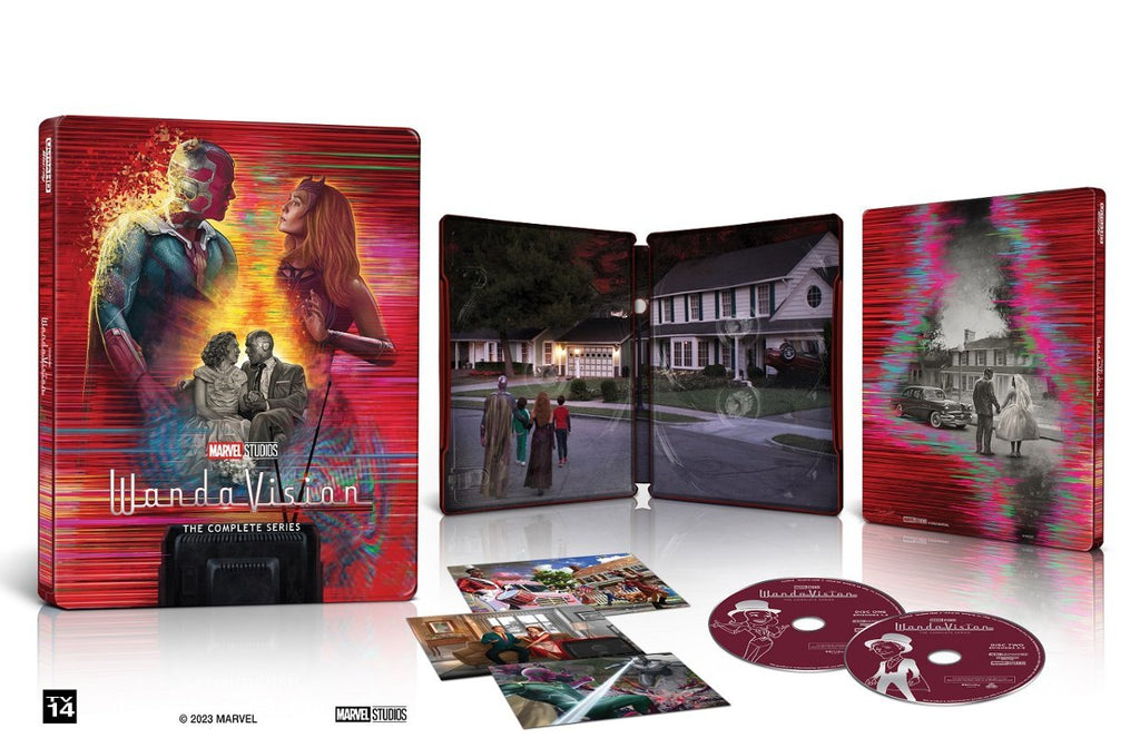 Coffret Steelbook 4K UHD Loki Saison 1, WandaVision, Mandalorian Saison 1, Mandalorian Saison 2