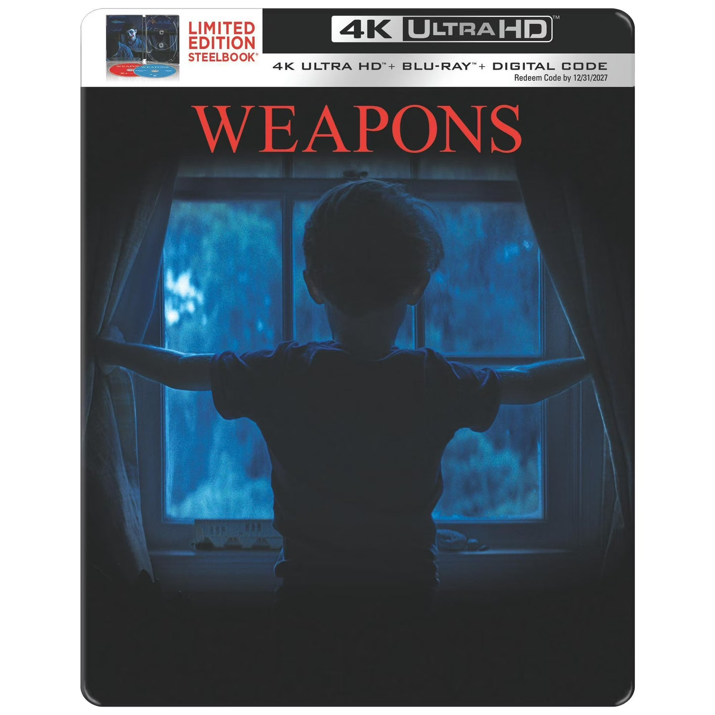 Weapons 4K Ultra HD Steelbook + Blu-ray + Digital 4K