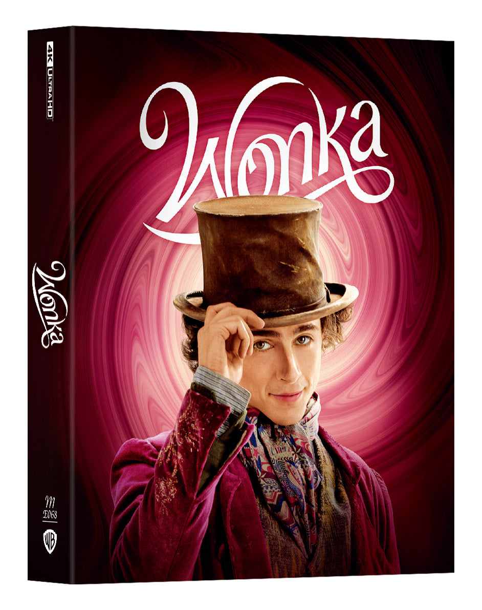 Wonka 4K Blu-ray Steelbook Manta Lab Exclusive ME#68 Double Lenticular Full Slip A