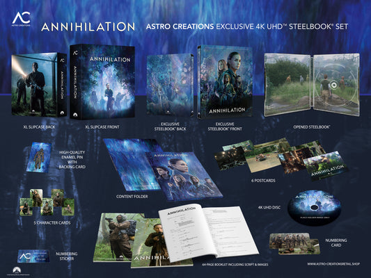 Annihilation 4K Blu-ray Steelbook Astro Creations Exclusive JAX-002 - Full Slip XLB - PREORDER
