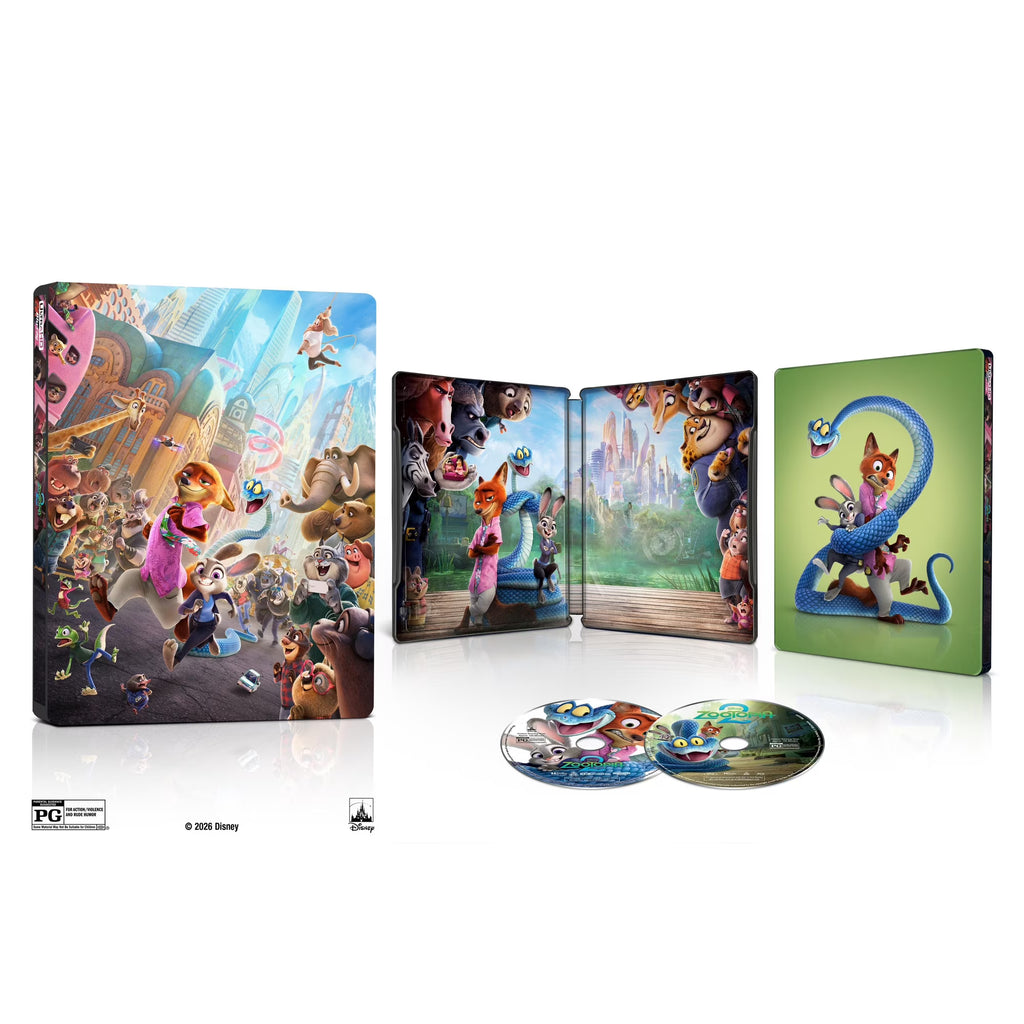Zootopia 2 4K Ultra HD Steelbook + Blu-ray + Digital 4K