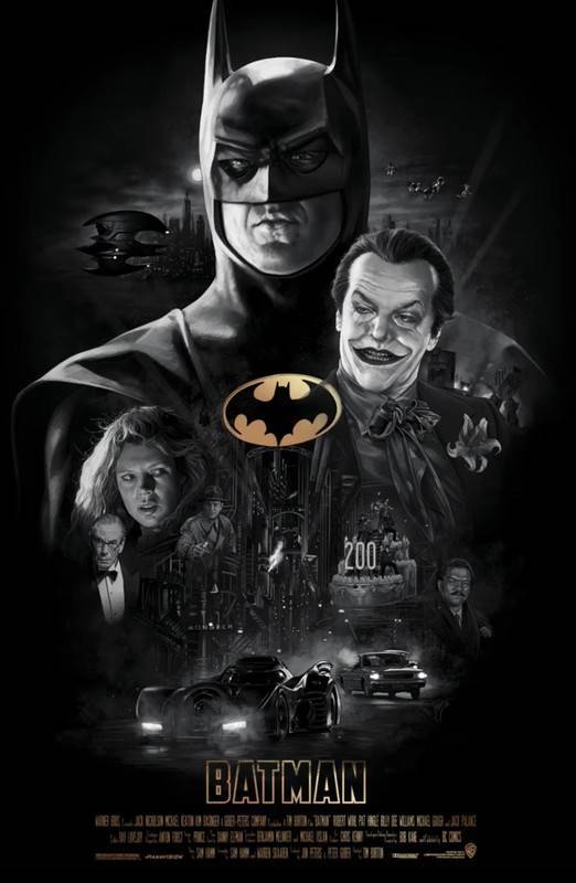 Batman 1989 - Ruiz Burgos (2020) Sérigraphie variante