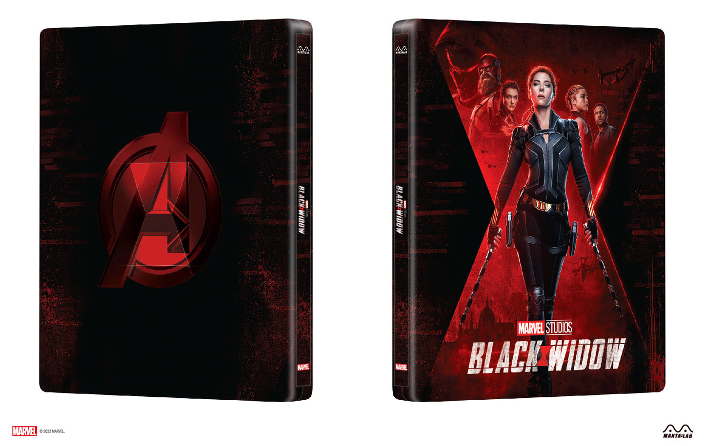 Black Widow (Discless) Steelbook Manta Lab Exclusive MCP#-002 HDN GB Pre-Order Lenticular Slip