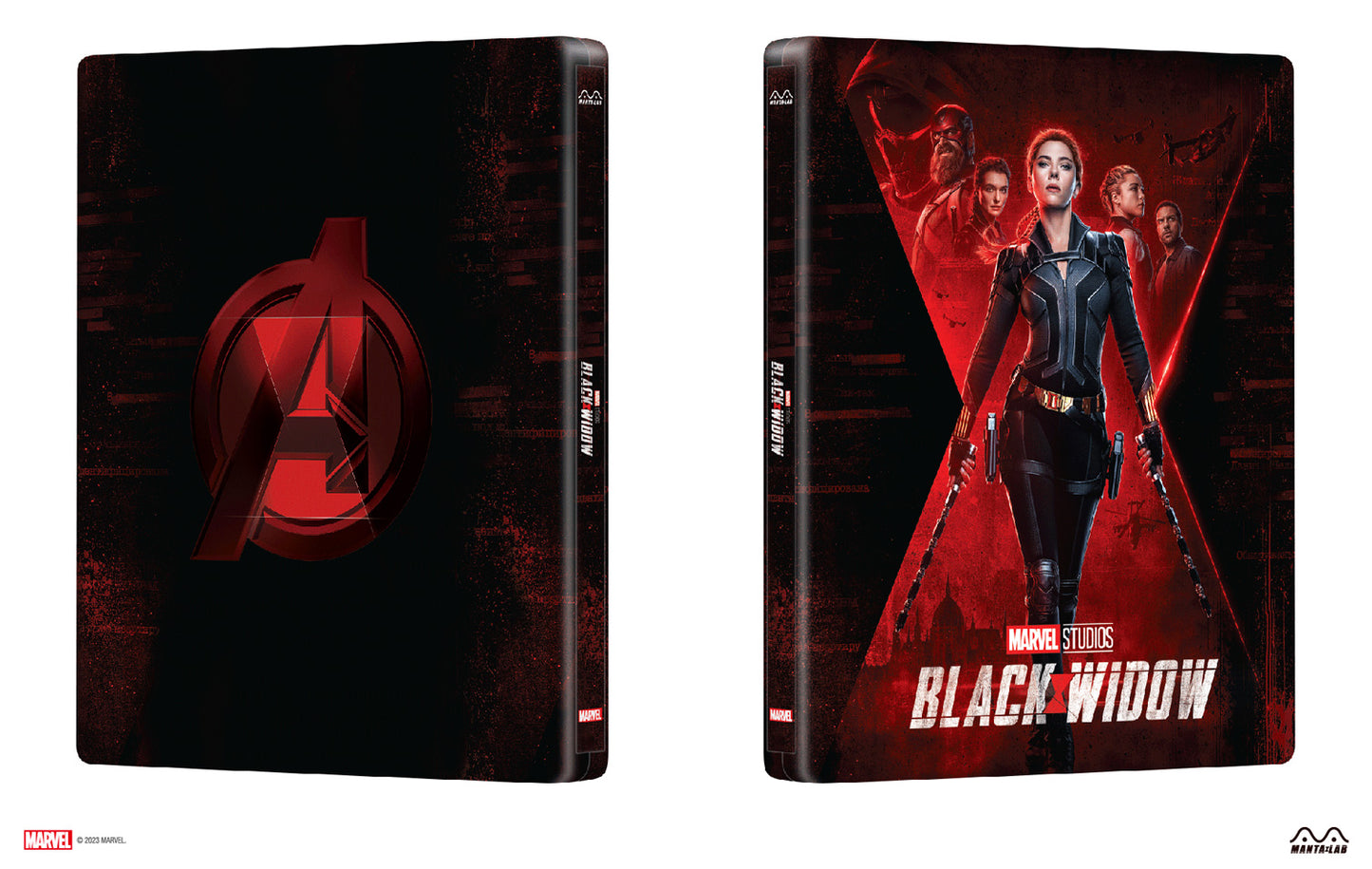Black Widow (Discless) Steelbook Manta Lab Exclusive MCP#-002 HDN GB Pre-Order Full Slip