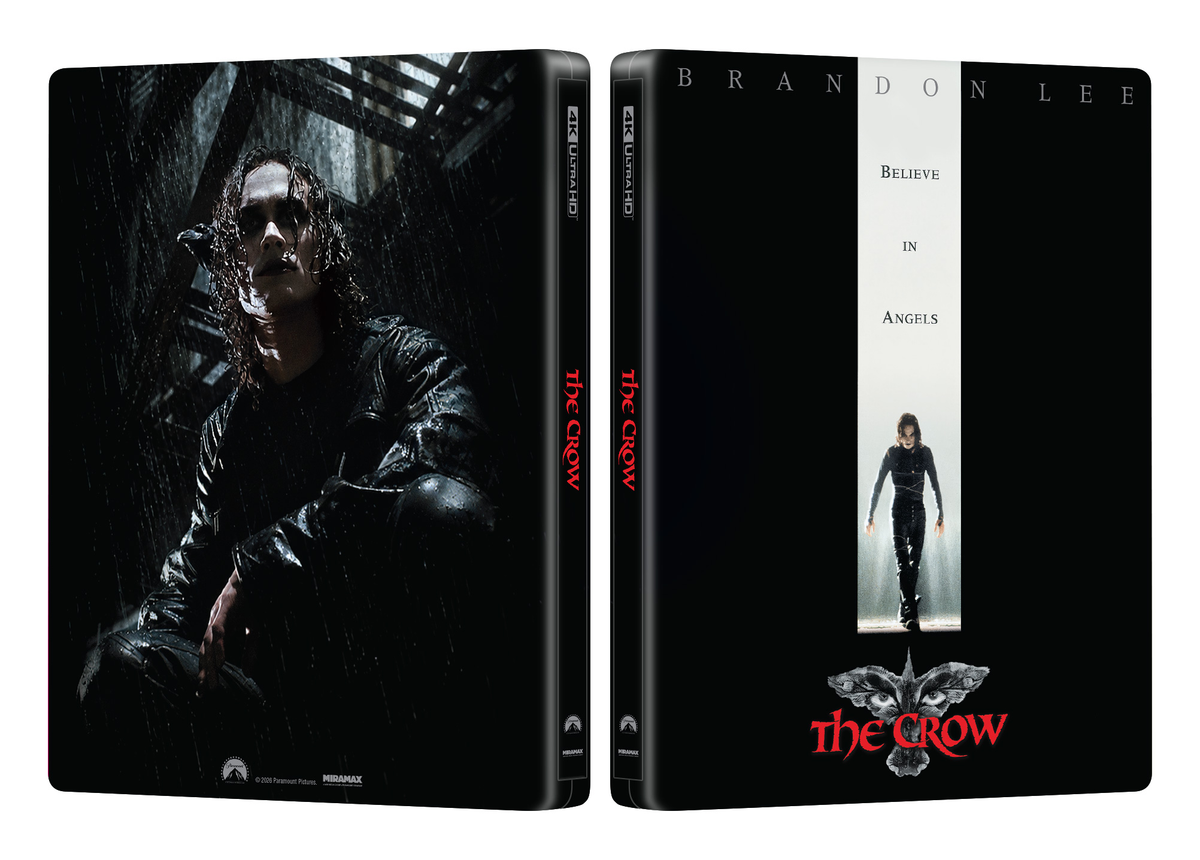 The Crow 4K Blu-ray Steelbook Manta Lab Exclusive ME#107 Double Lenticular Full Slip A - PREORDER